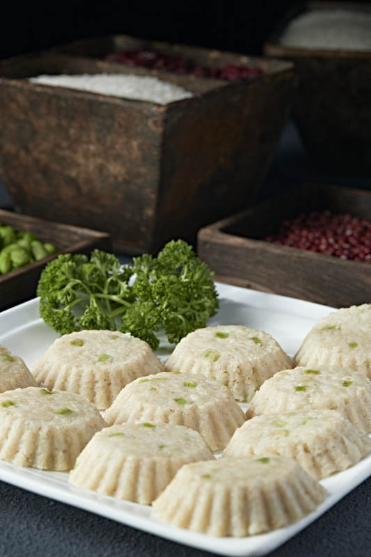 蛋撻造型的粗糧土豆莜面摩擦擦