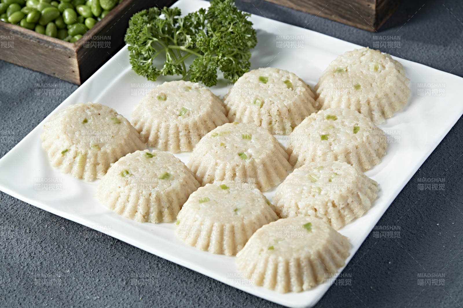 蛋撻造型的粗糧土豆莜面摩擦擦