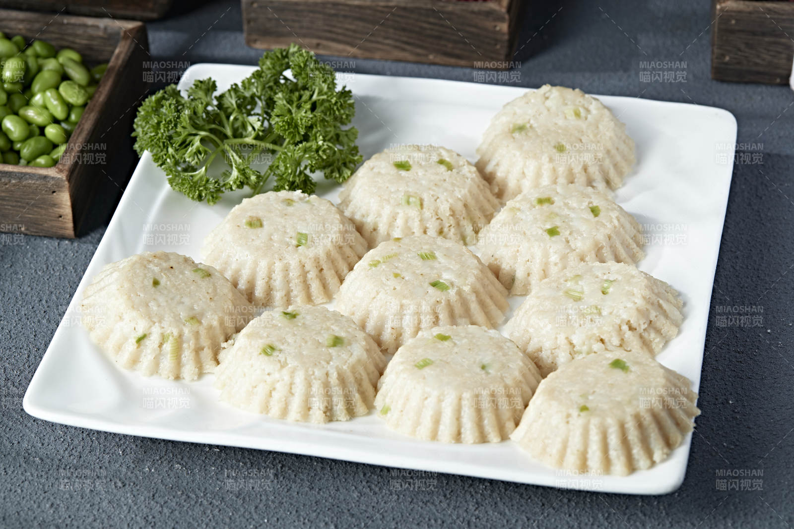 蛋撻造型的粗糧土豆莜面摩擦擦