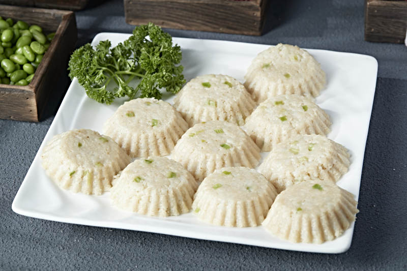 蛋撻造型的粗糧土豆莜面摩擦擦