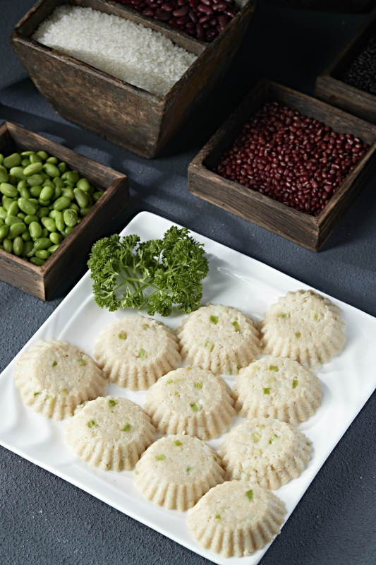 蛋撻造型的粗糧土豆莜面摩擦擦