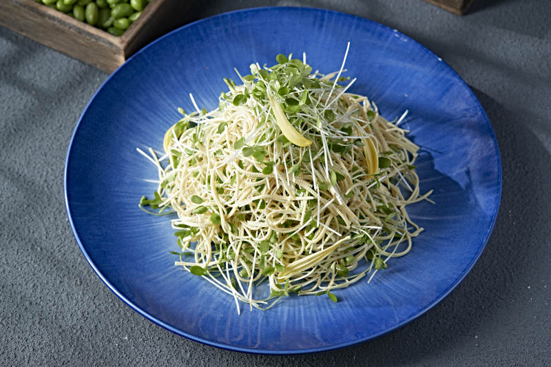 香椿苗涼拌干豆腐絲