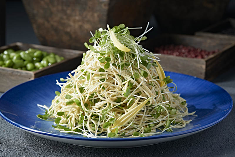 香椿苗涼拌干豆腐絲