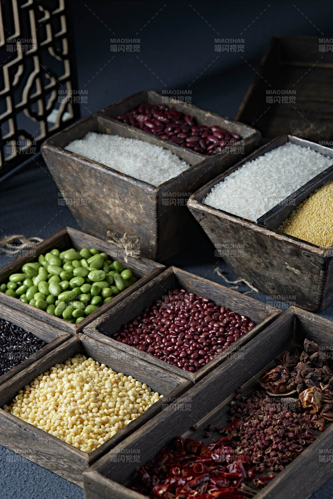 五谷杂粮及常用中餐调料组合