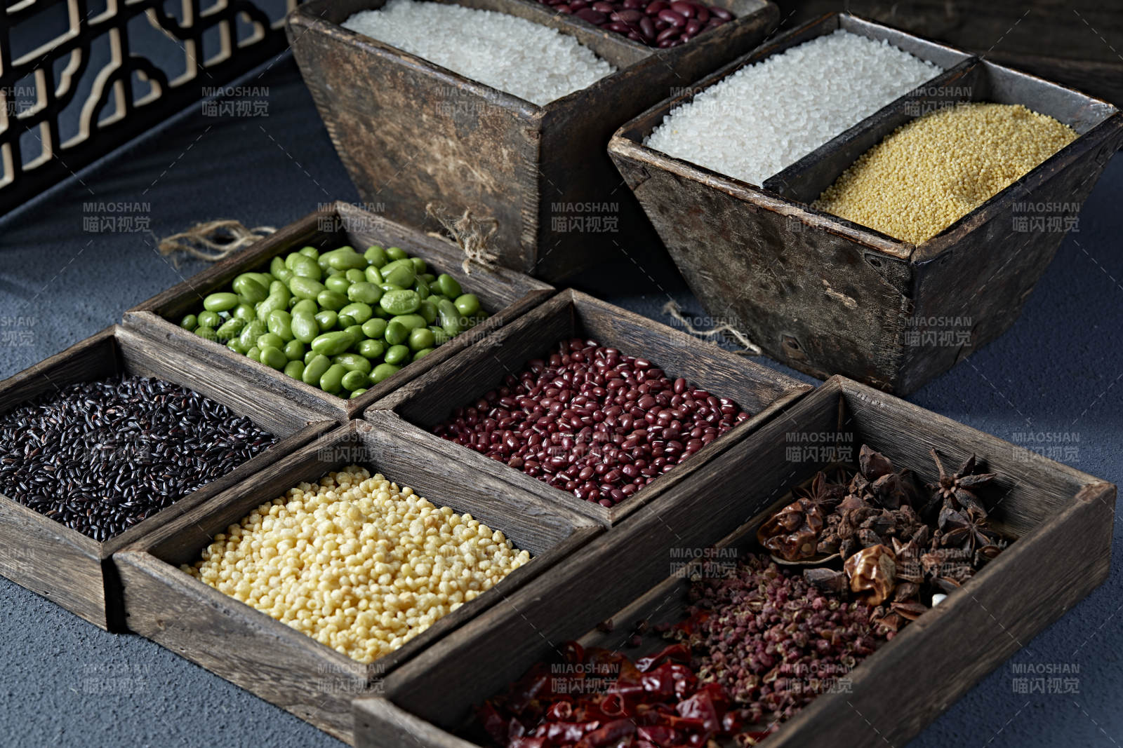 五谷杂粮及常用中餐调料组合