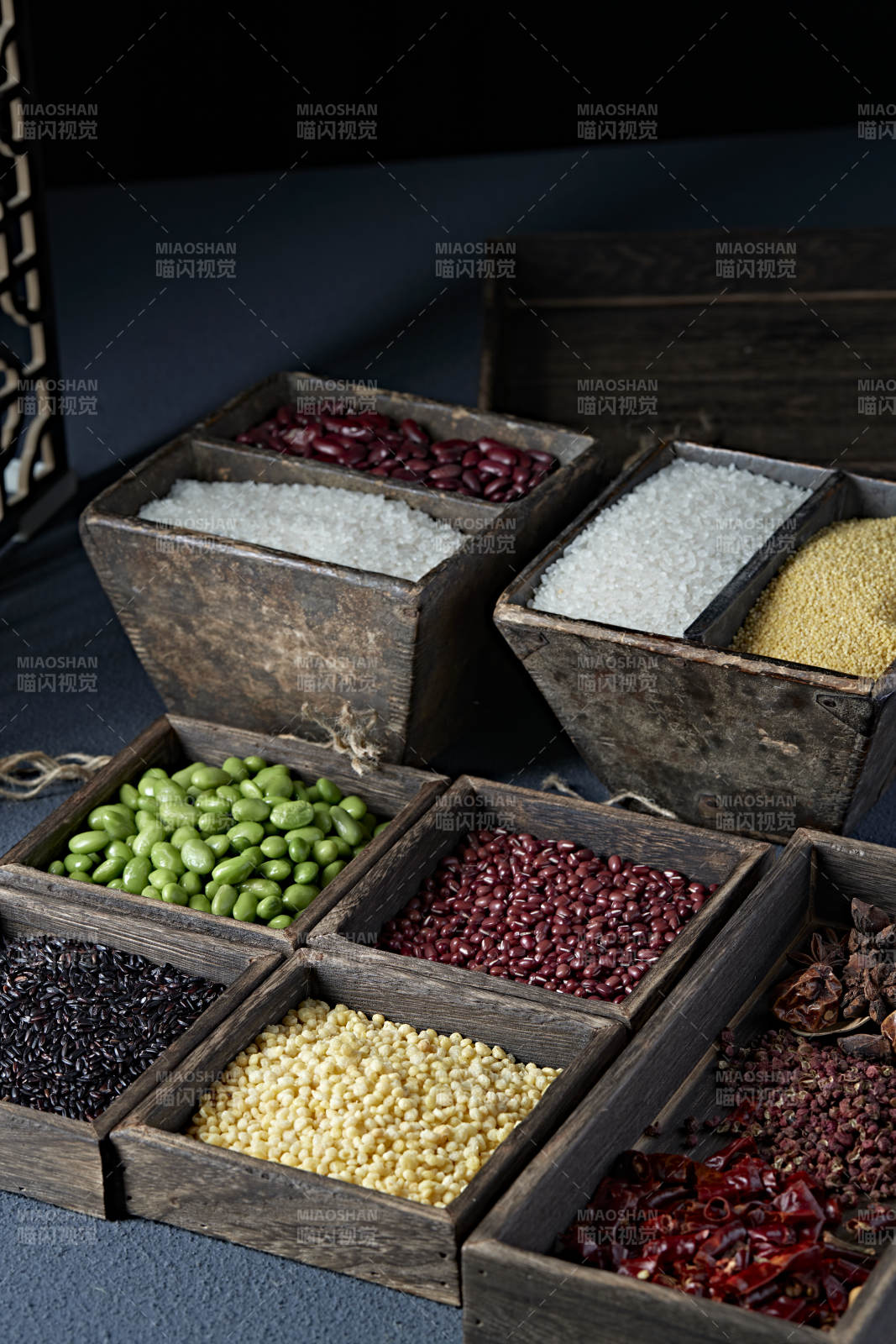 五谷杂粮及常用中餐调料组合