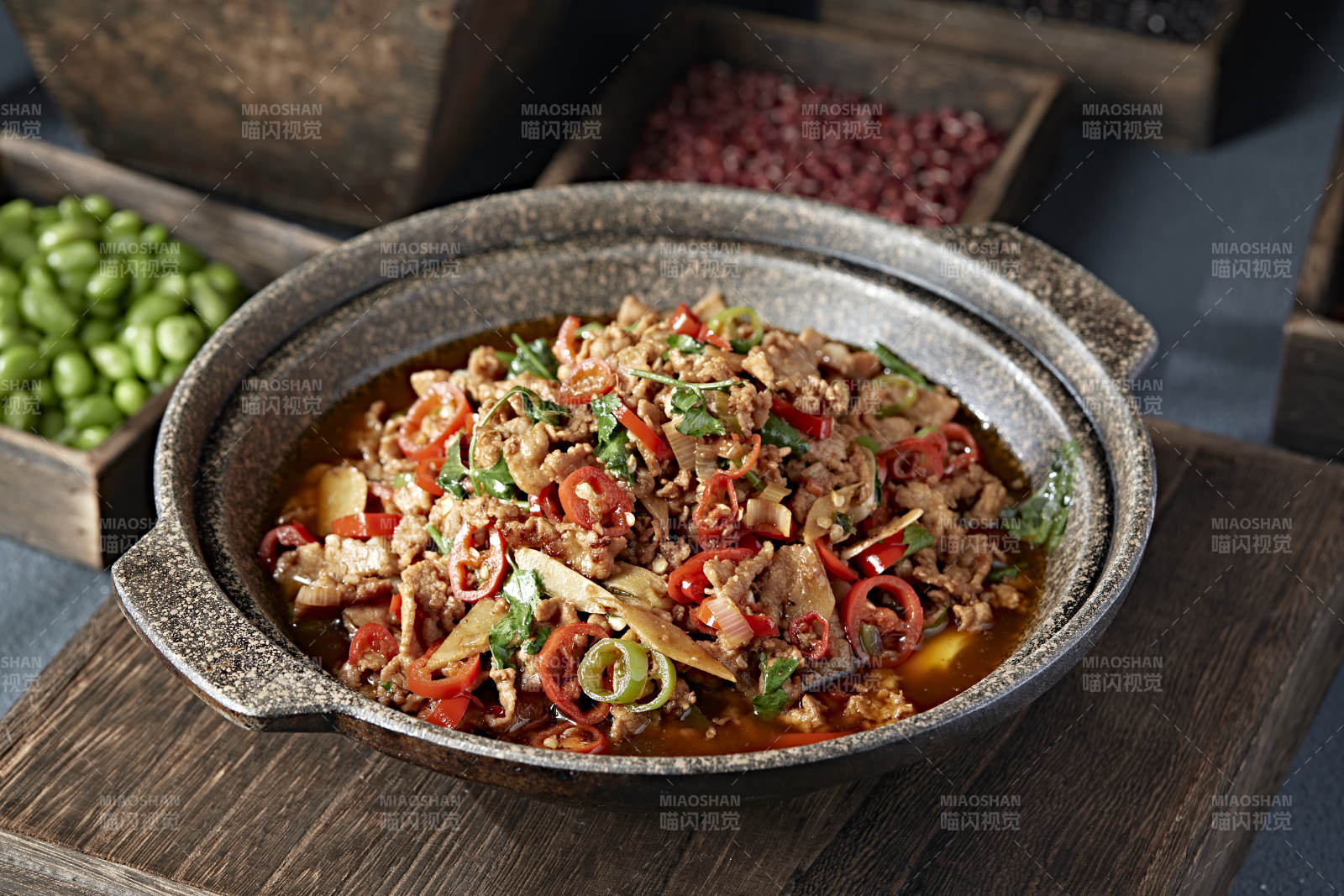 石鍋湘味雙椒小炒渣渣牛肉