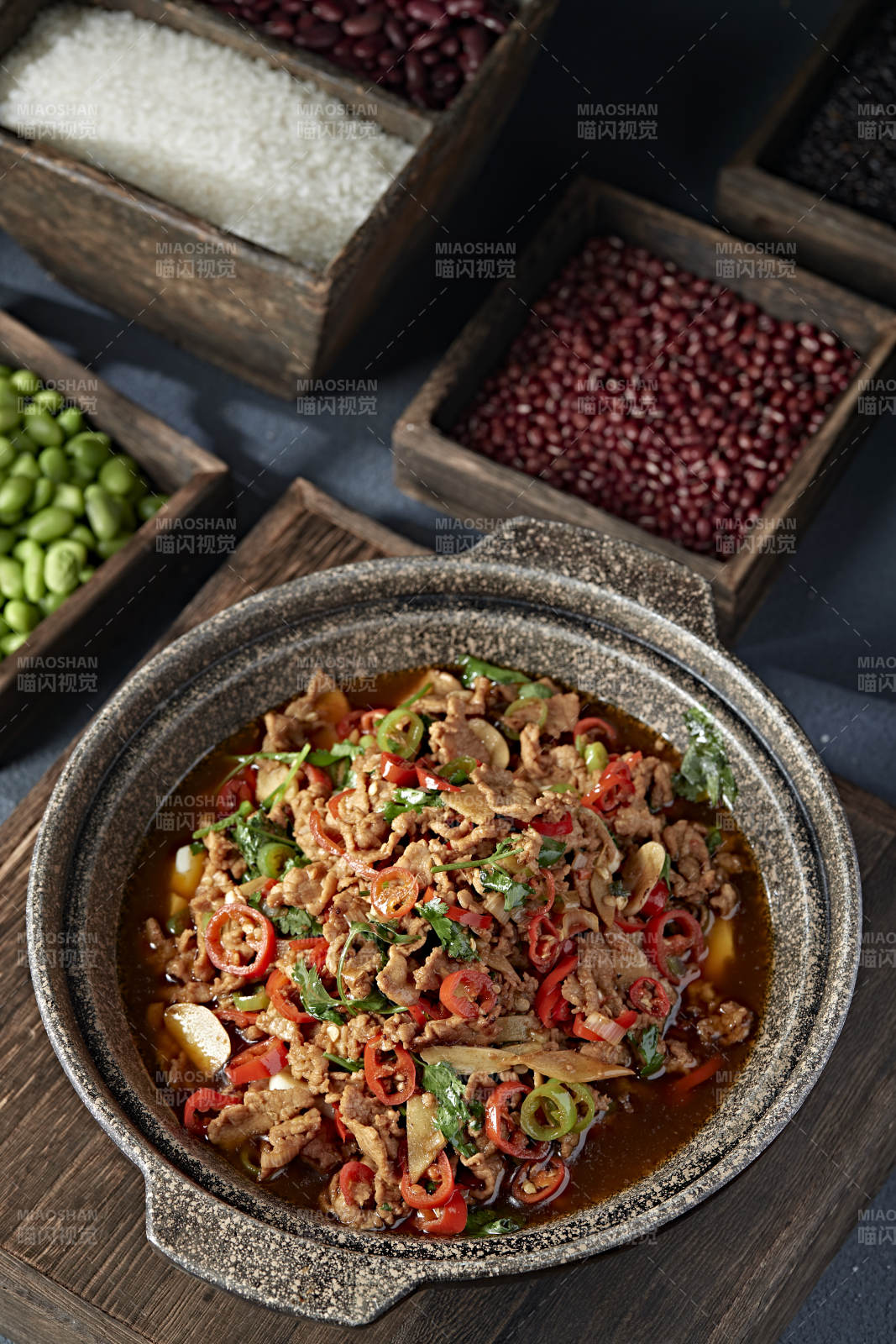 石鍋湘味雙椒小炒渣渣牛肉