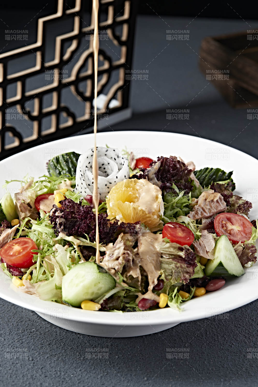 金槍魚時蔬果蔬大拌菜