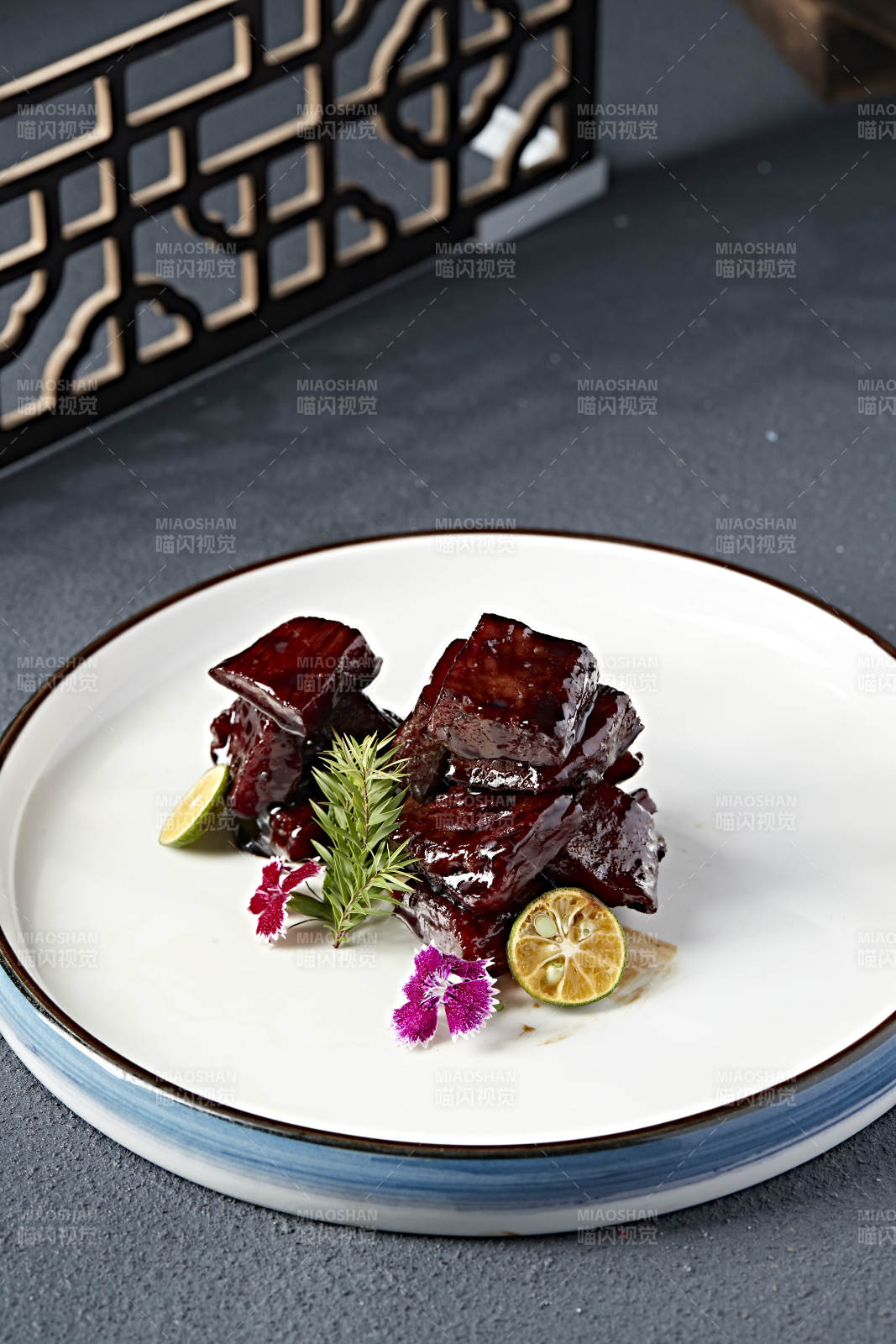 果木煙熏文火豬梅肉