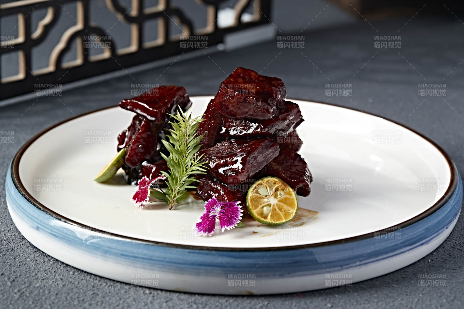 果木烟熏文火猪梅肉