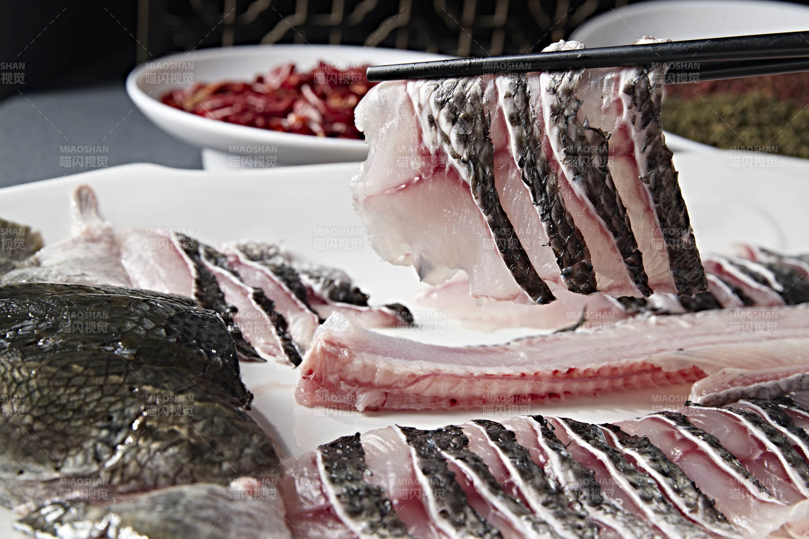 预制食材鲜鮰鱼切片香辣水煮鱼