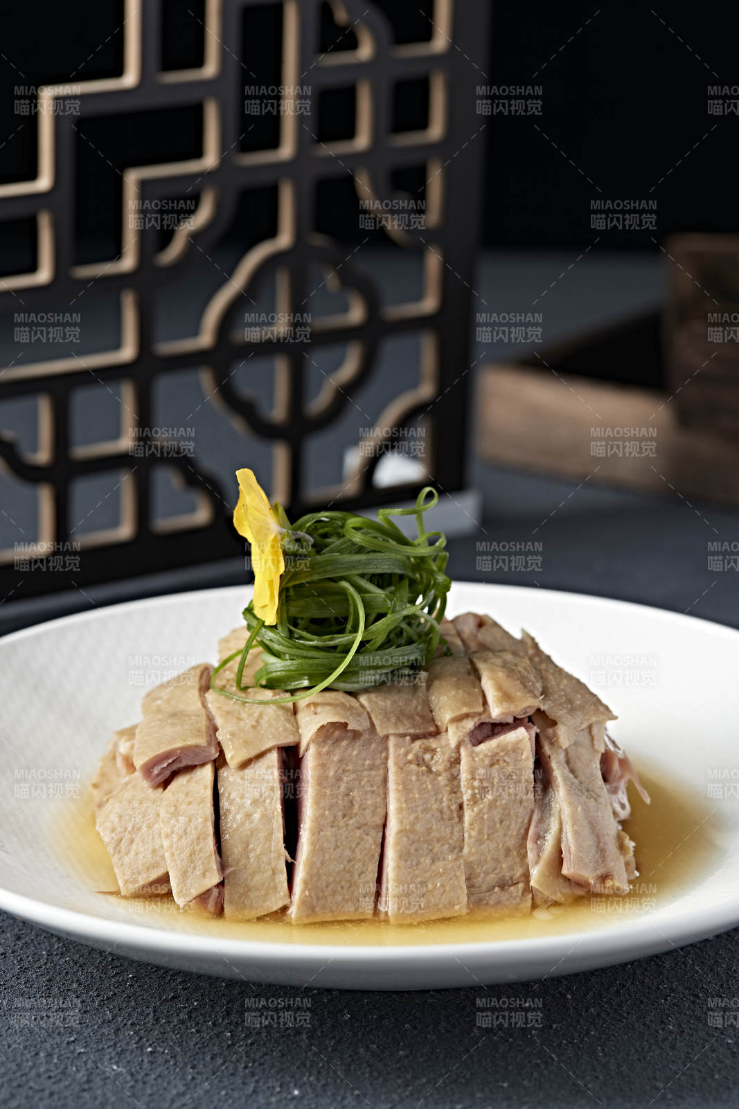 卤水白切大鹅肉