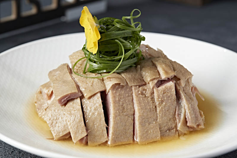 卤水白切大鹅肉