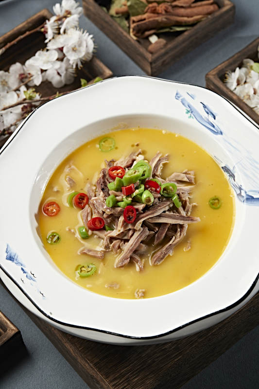 椒麻酸辣猪肚丝