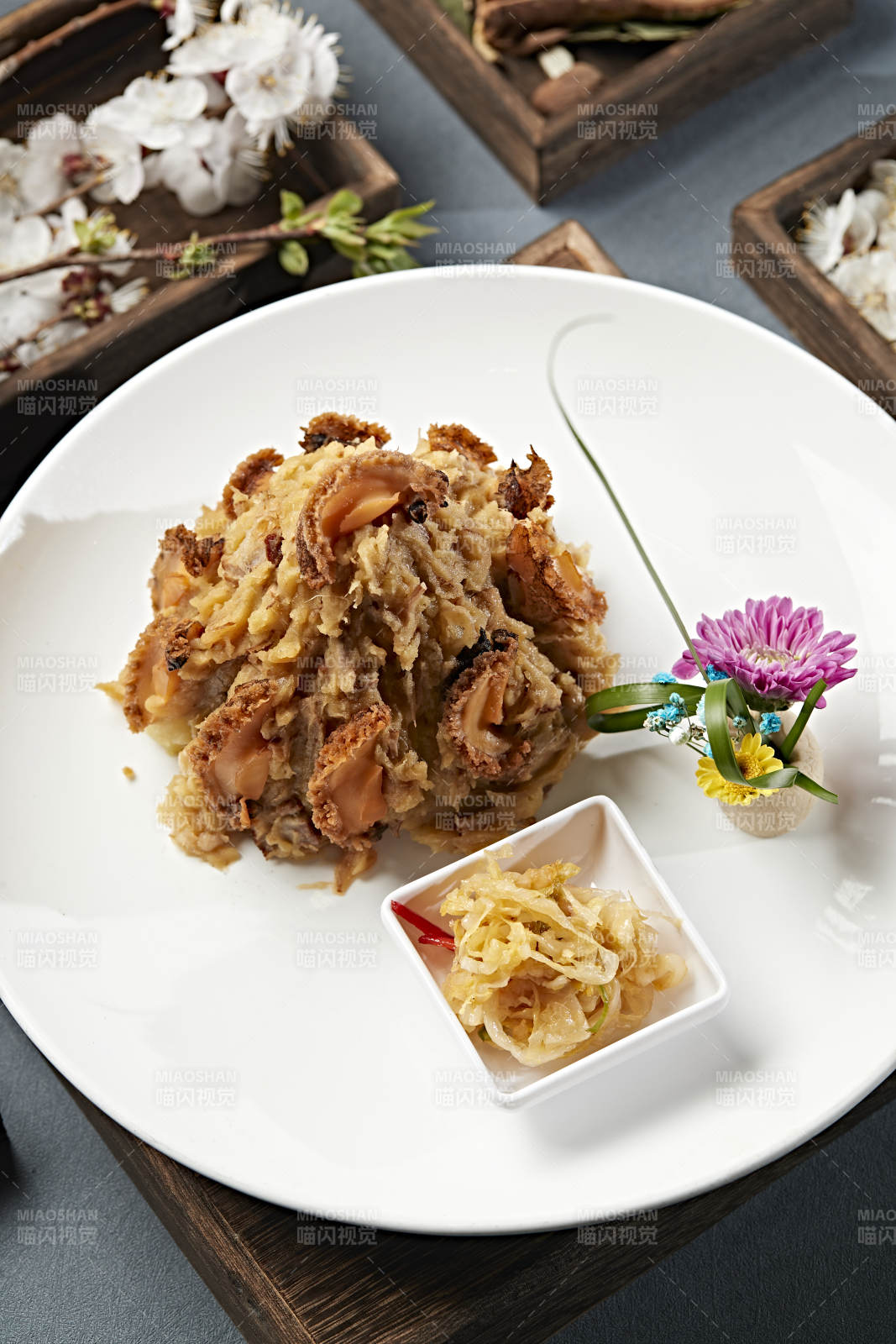 张垣名菜口菜酸菜土豆焖鲍鱼