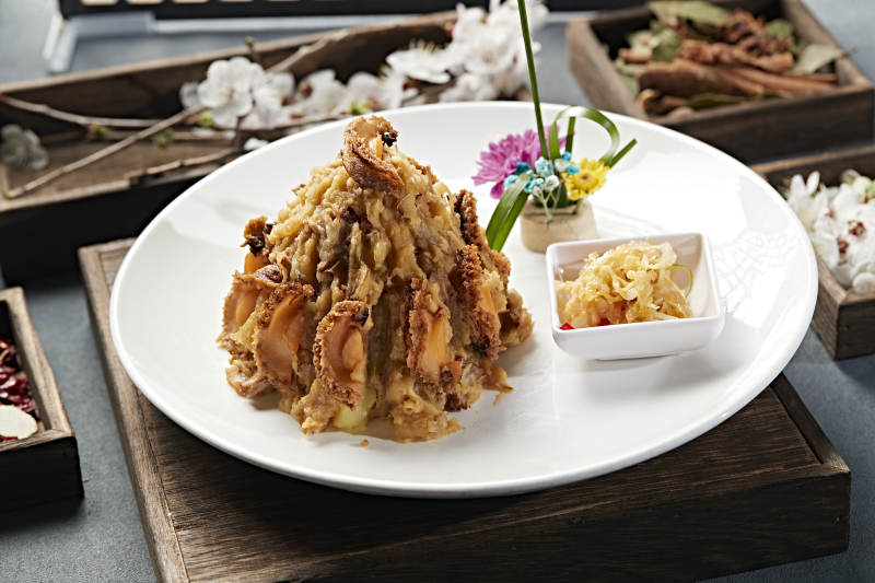 张垣名菜口菜酸菜土豆焖鲍鱼