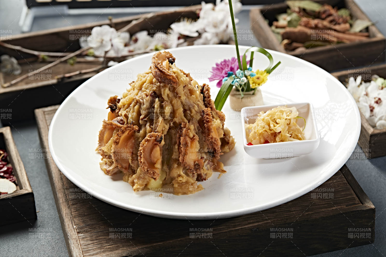 张垣名菜口菜酸菜土豆焖鲍鱼