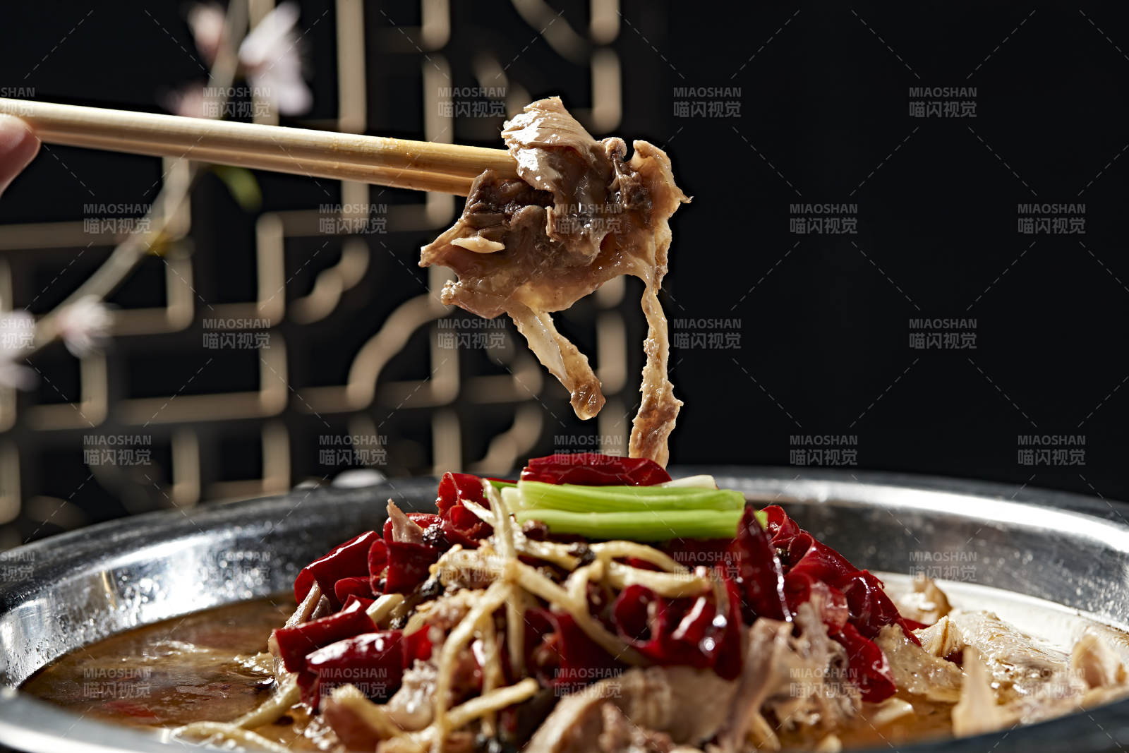 椒麻酸汤手撕鸡