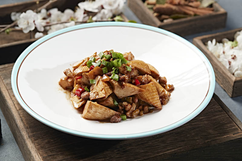 油焖肉沫冬笋块