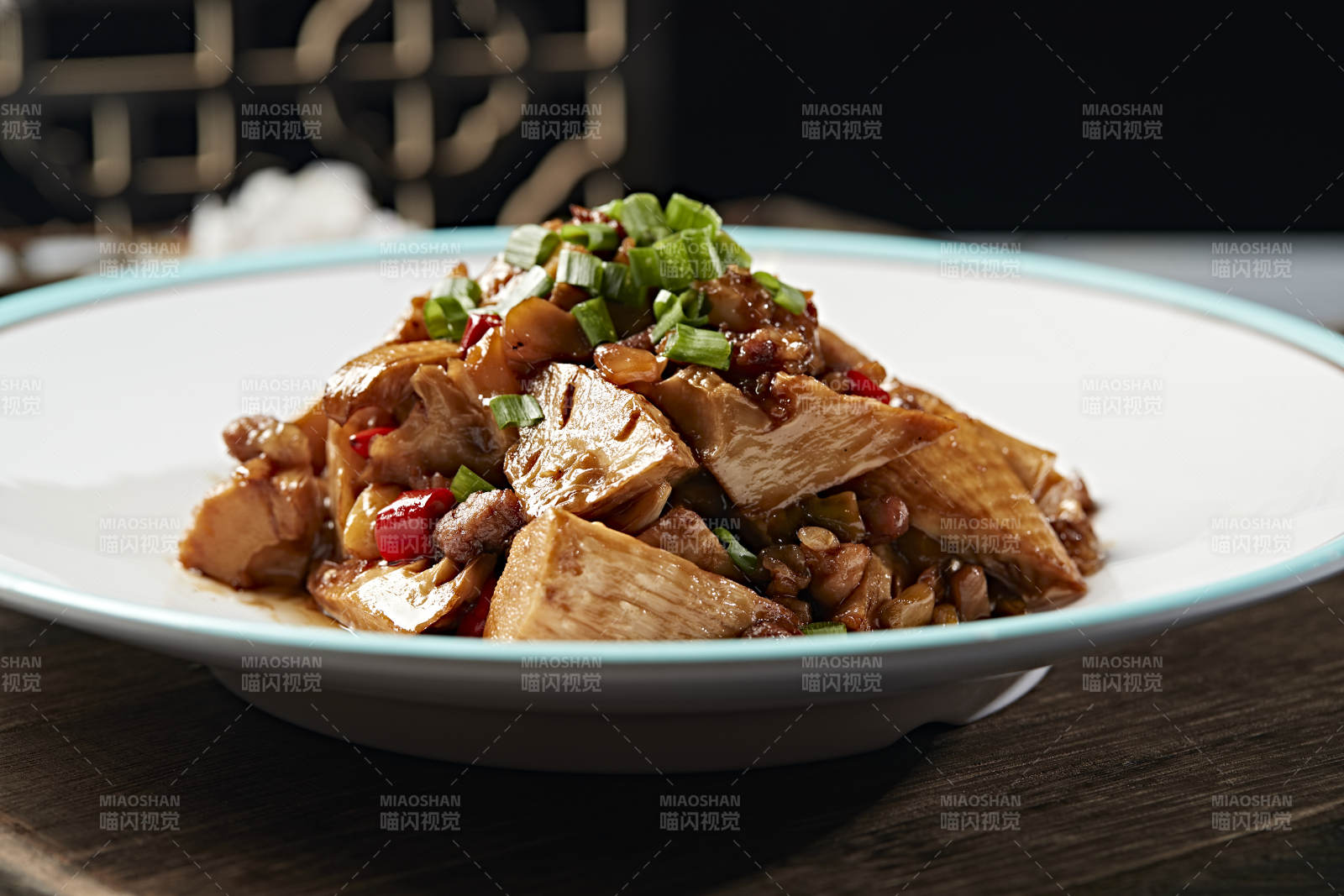 油焖肉沫冬笋块