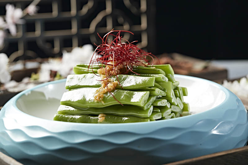 涼拌蒜香大刀豆 豆角 蜜豆