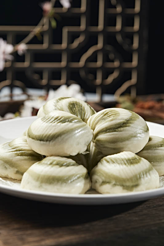 香蒸彩玉豆馅馍馍 豆包
