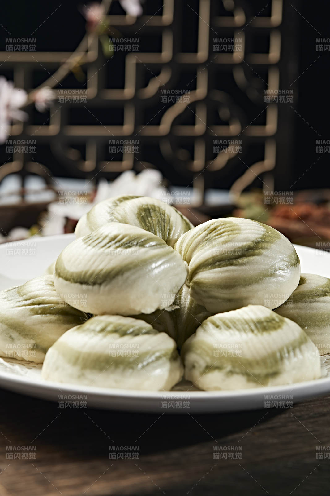 香蒸彩玉豆馅馍馍 豆包图片