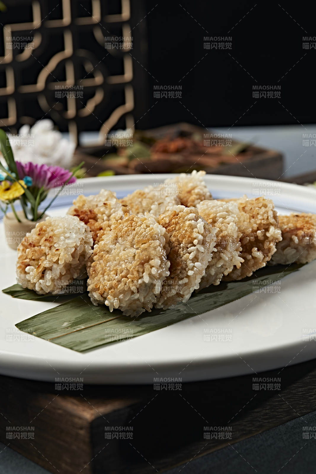 香煎珍珠糯米锅巴肉丸子