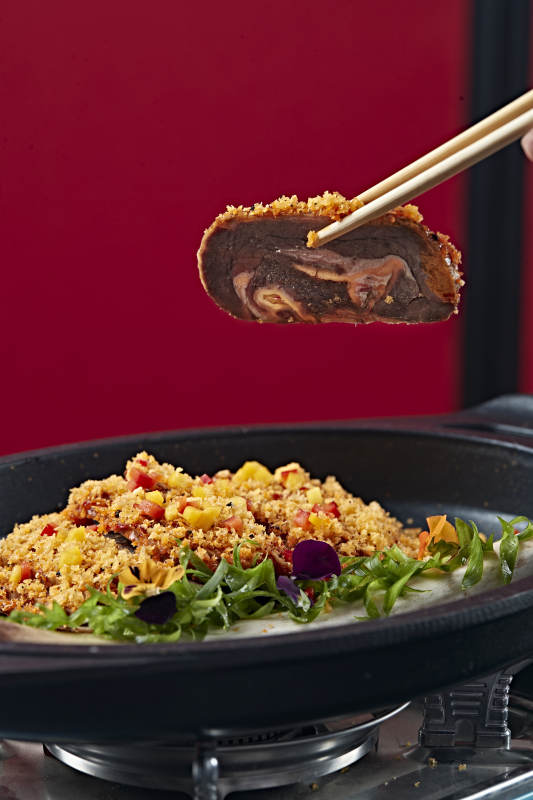 铁板避风塘香烤拆骨肉