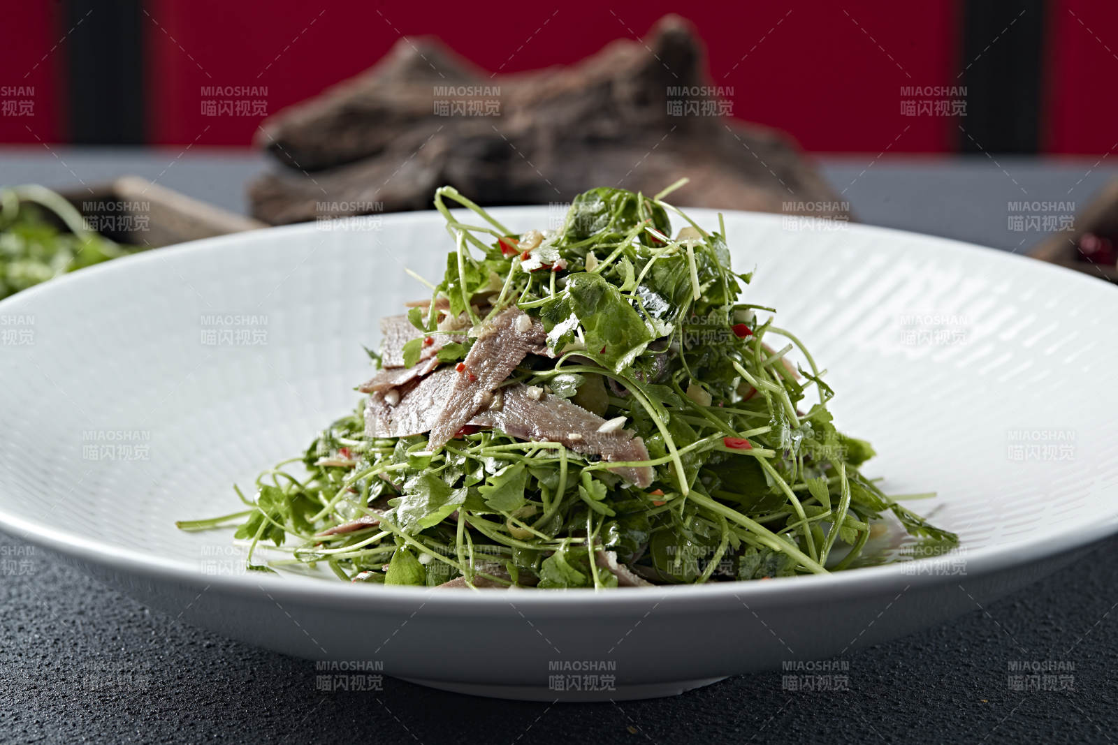 蒜蓉剁椒香菜拌牛口条