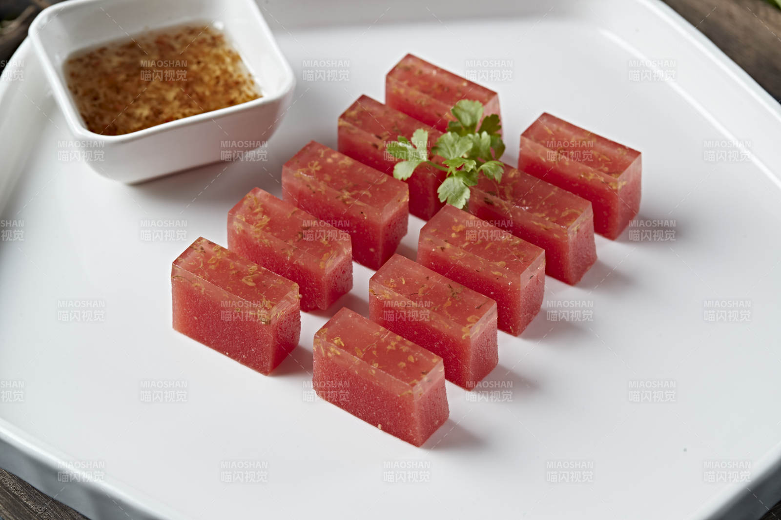 桂花蜜番茄果冻-摄影图