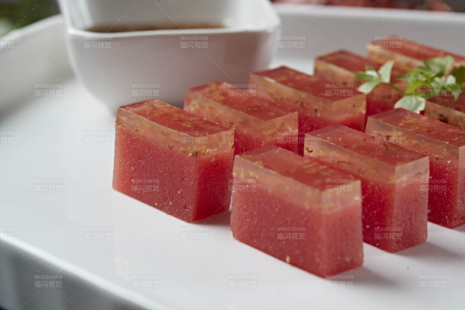 桂花蜜番茄果冻-摄影图