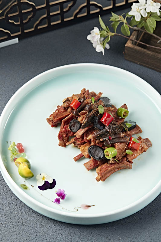 米椒鸡枞红烧小样肋排