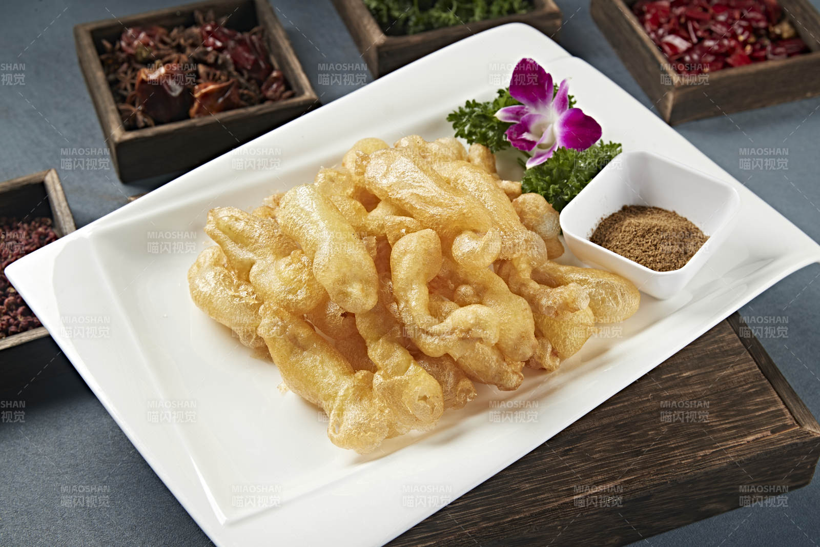 椒盐香炸气泡小酥肉