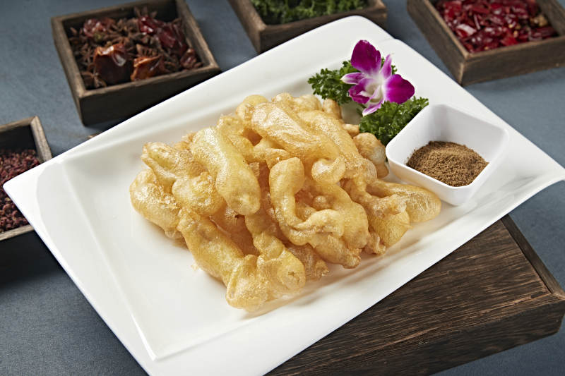 椒盐香炸气泡小酥肉