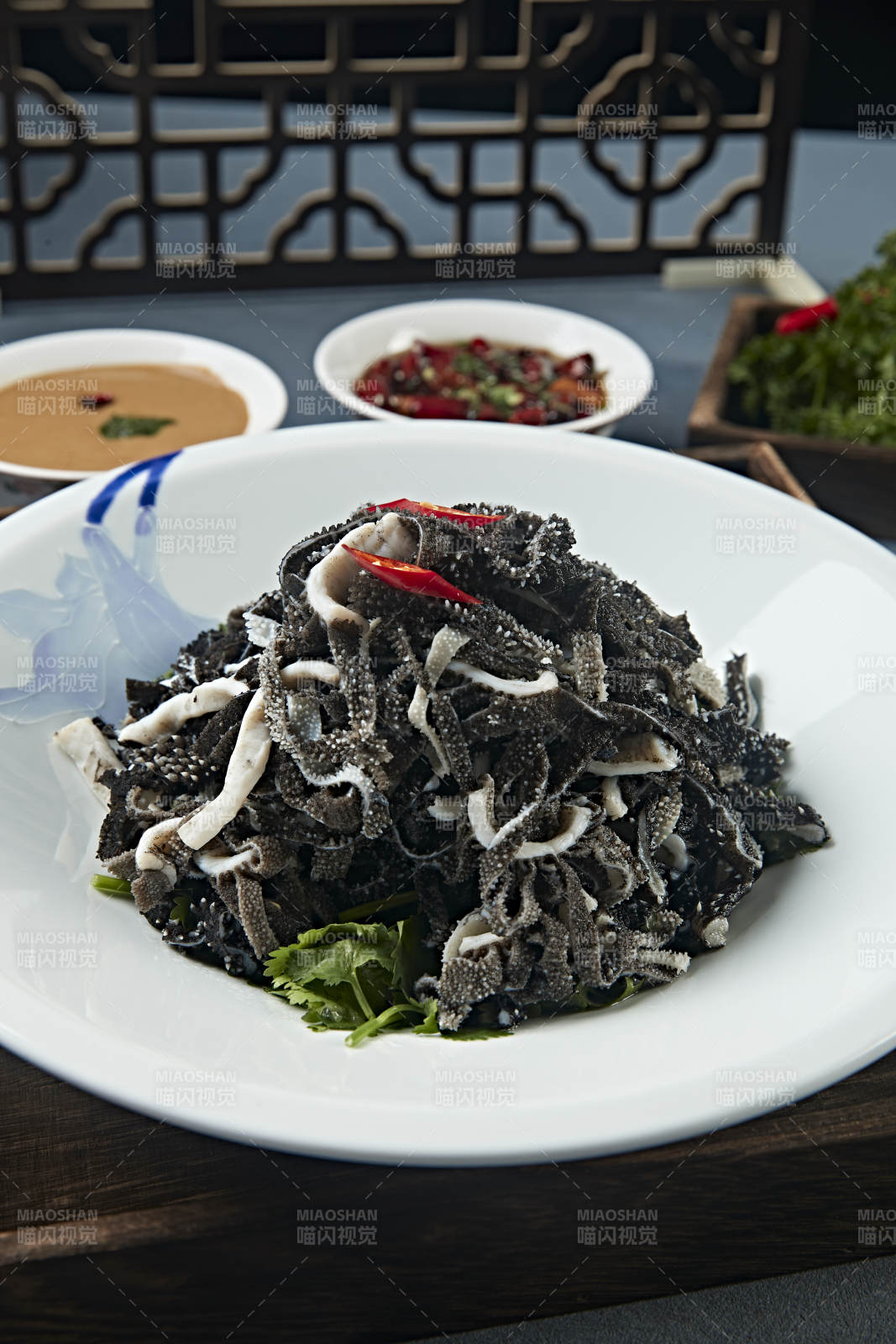 老北京传统美食水爆肚丝