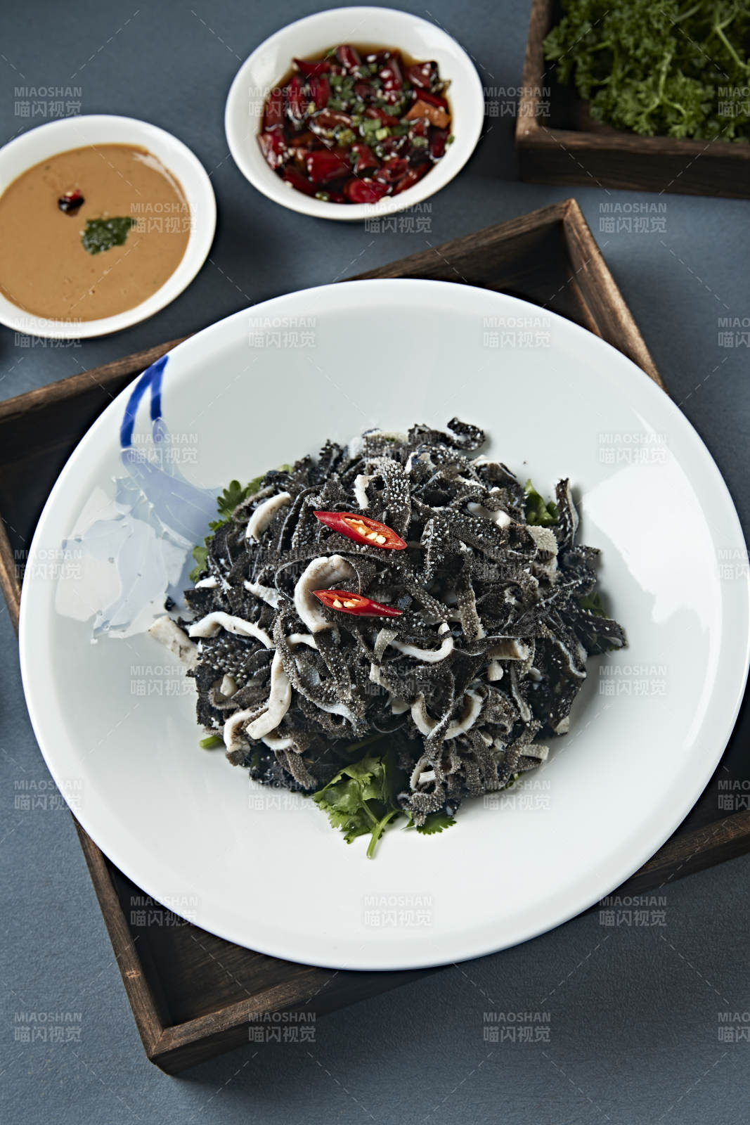 老北京傳統美食水爆肚絲