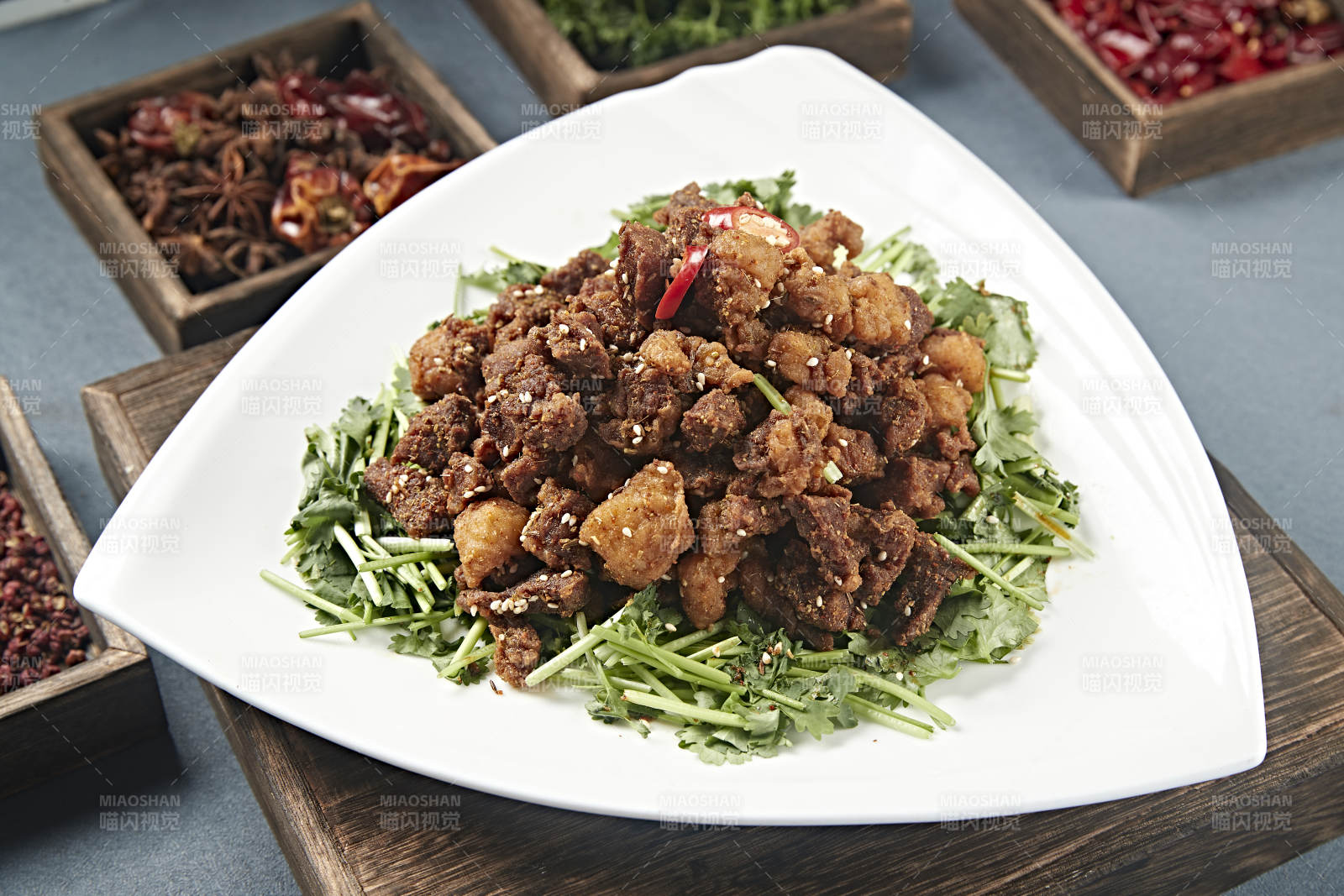 美味孜然燒羊肉