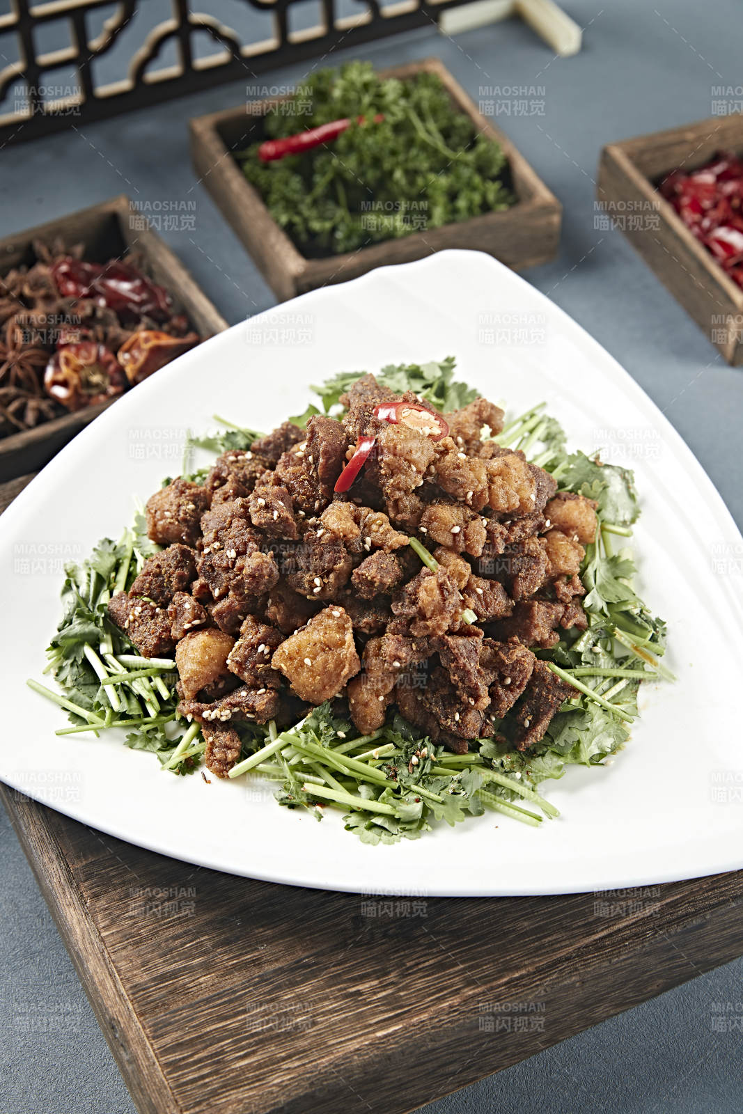 美味孜然燒羊肉