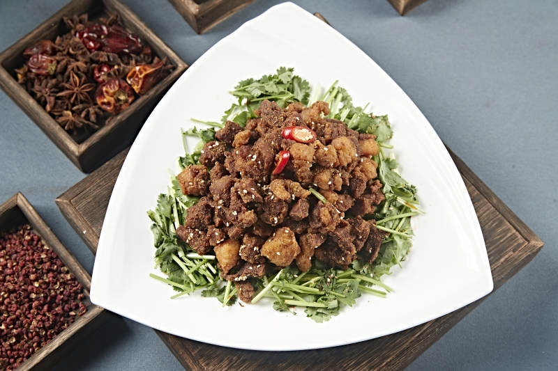 美味孜然燒羊肉