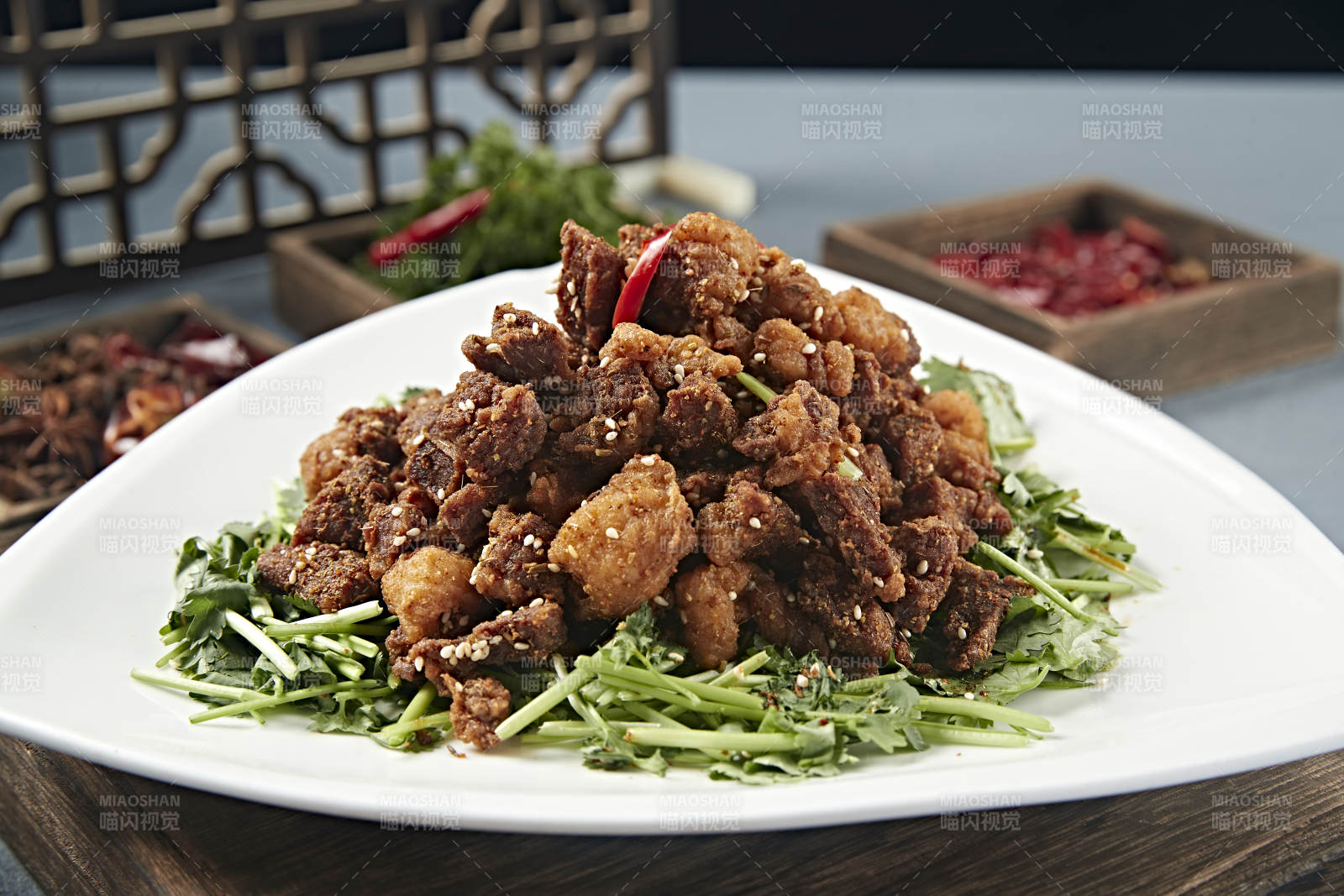 美味孜然燒羊肉