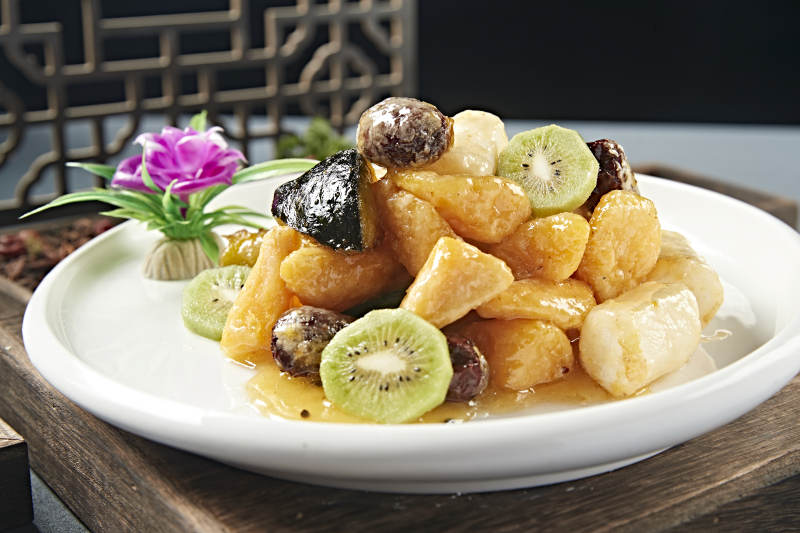 拔丝蜜饯 南瓜红薯香蕉山药蜜枣猕猴桃