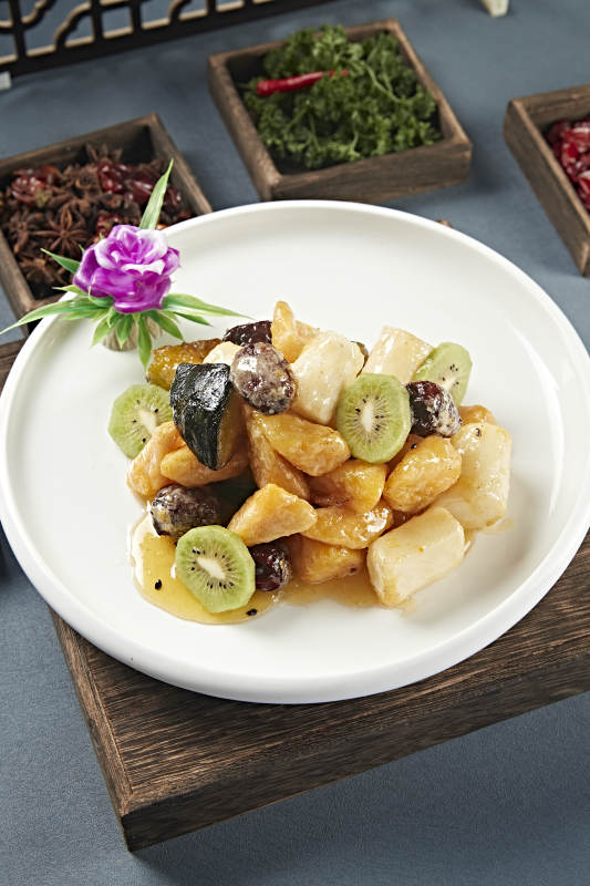 拔丝蜜饯 南瓜红薯香蕉山药蜜枣猕猴桃