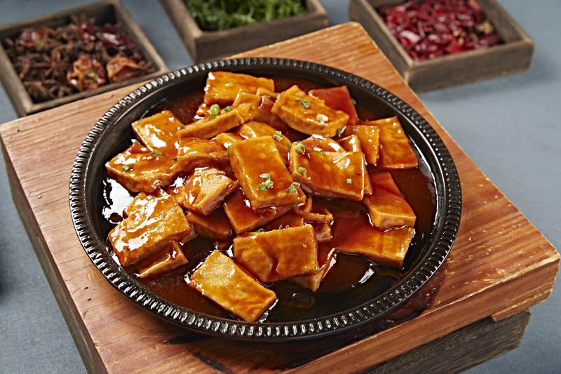 鐵板濃汁香煎包漿豆腐