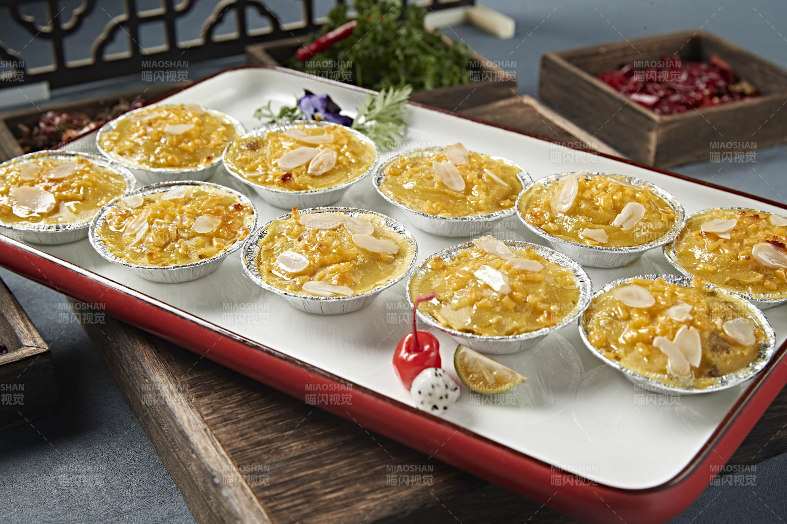 杏仁片芝士焗红薯泥