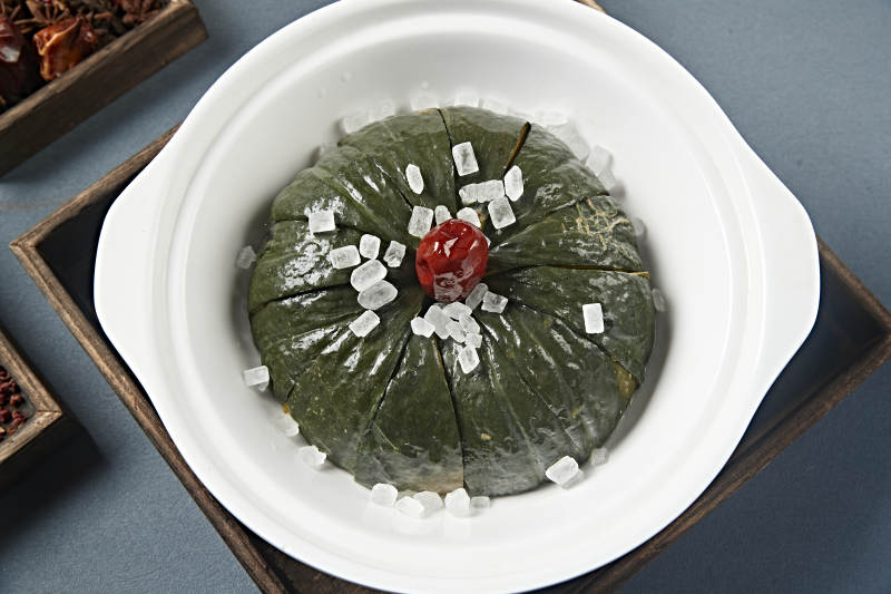 蜜枣砂锅焗金瓜