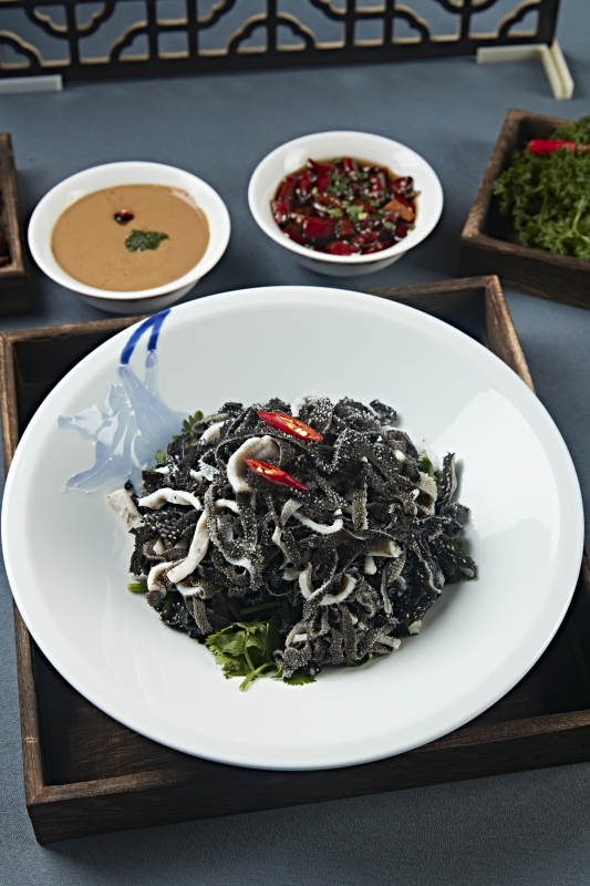 老北京传统美食水爆肚丝