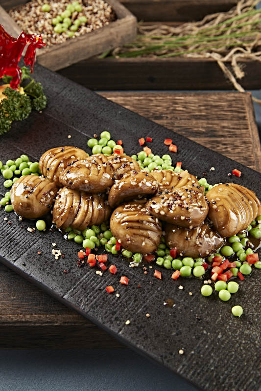 青豆藜麦酱烧草原口蘑