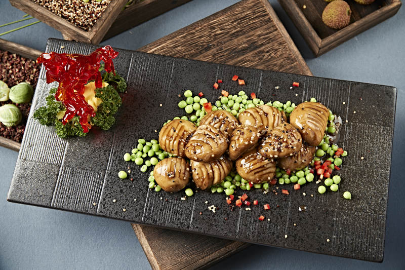 青豆藜麦酱烧草原口蘑